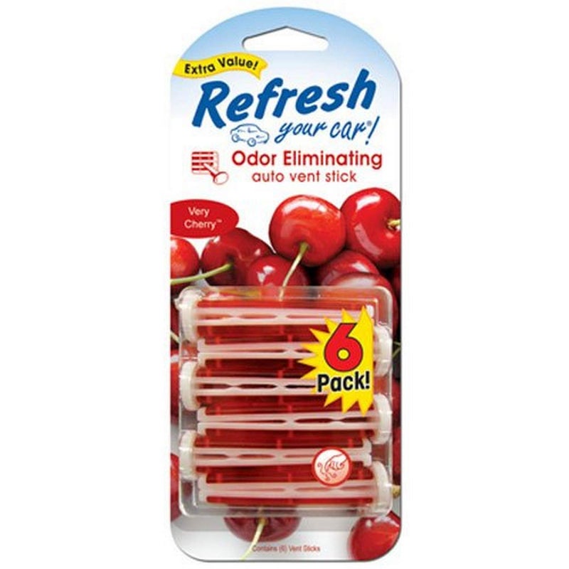 Refresh Your Car Freshener Vent Clip - Very Cherry  Refresh Your Car (6-count)